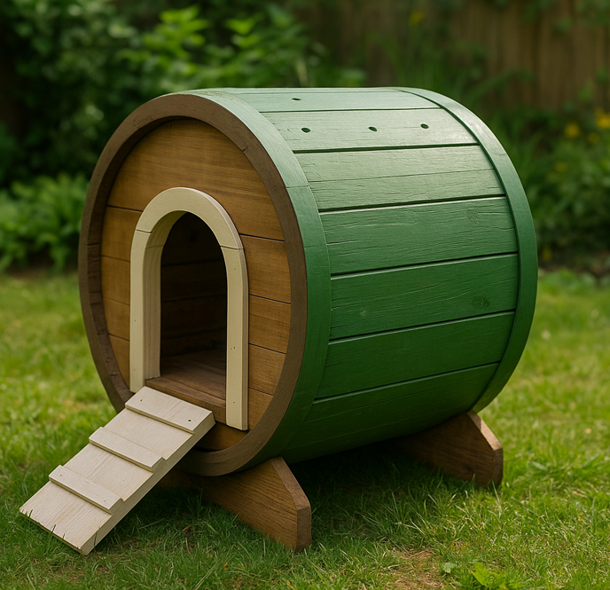 4-Foot Cable Spool Duck House